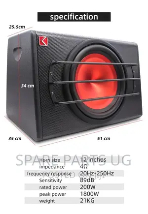 Photo - 12 Inch Kuerl Bass Subwoofer