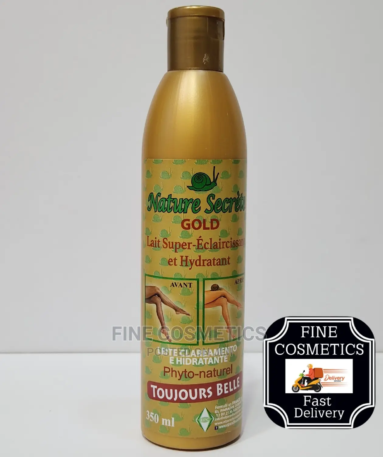NATURE SECRETE GOLD Super Lightening Body Lotion 350ml GOLD