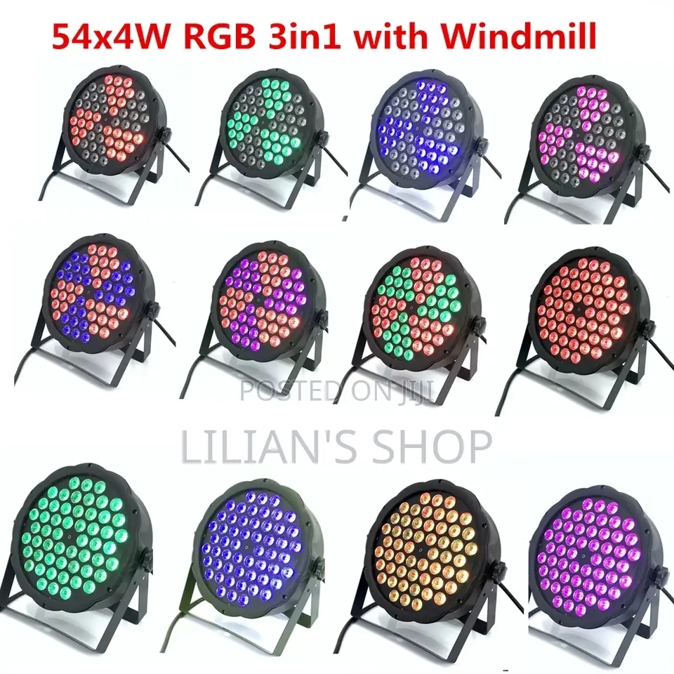 54x3w RGBW Colour Stage Par Light