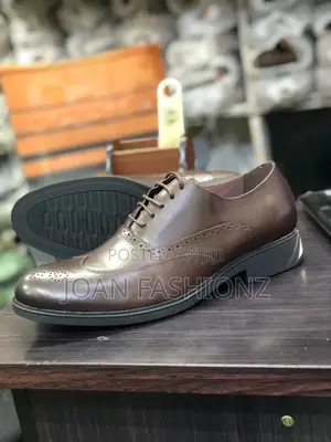 Men's Oxford Shoes-Brown