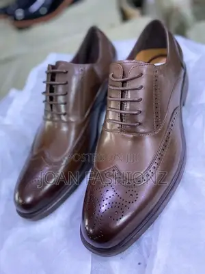 Men's Oxford Shoes-Brown