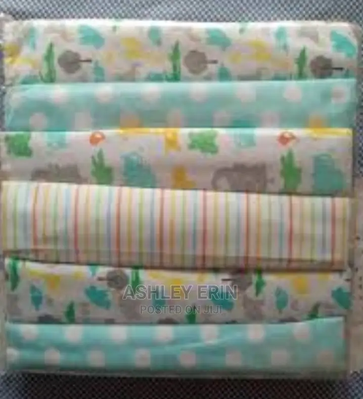 6pcs Soft Cotton Baby Bedsheets