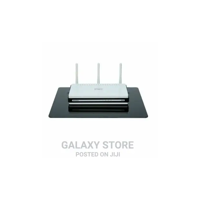 Glass DVD/Decoder Wall Mount Shelf DVD Decorder Holder