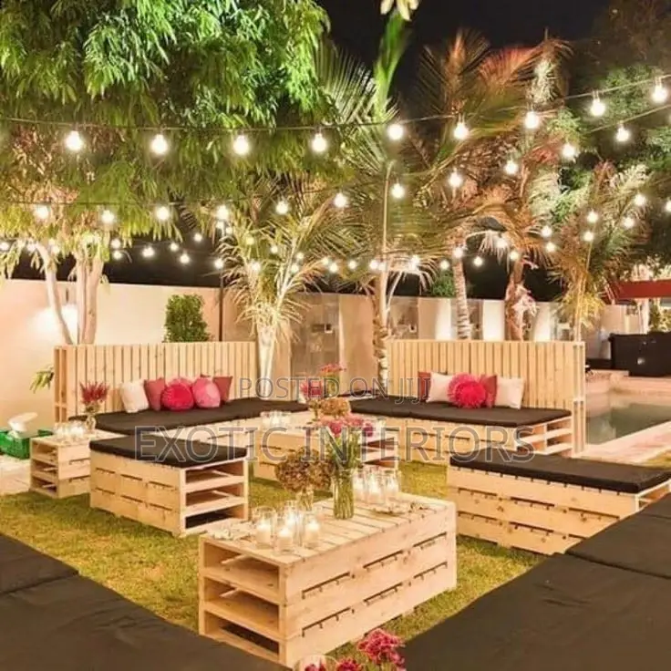 Pallet Tables and Chairs Gardens Call