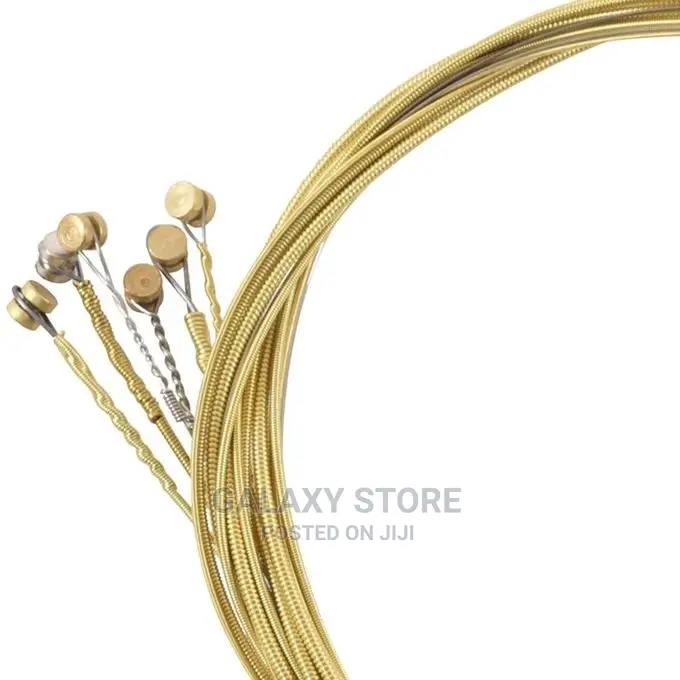 Pack of 6 Guitar Steel Strings Replacement Light Tension