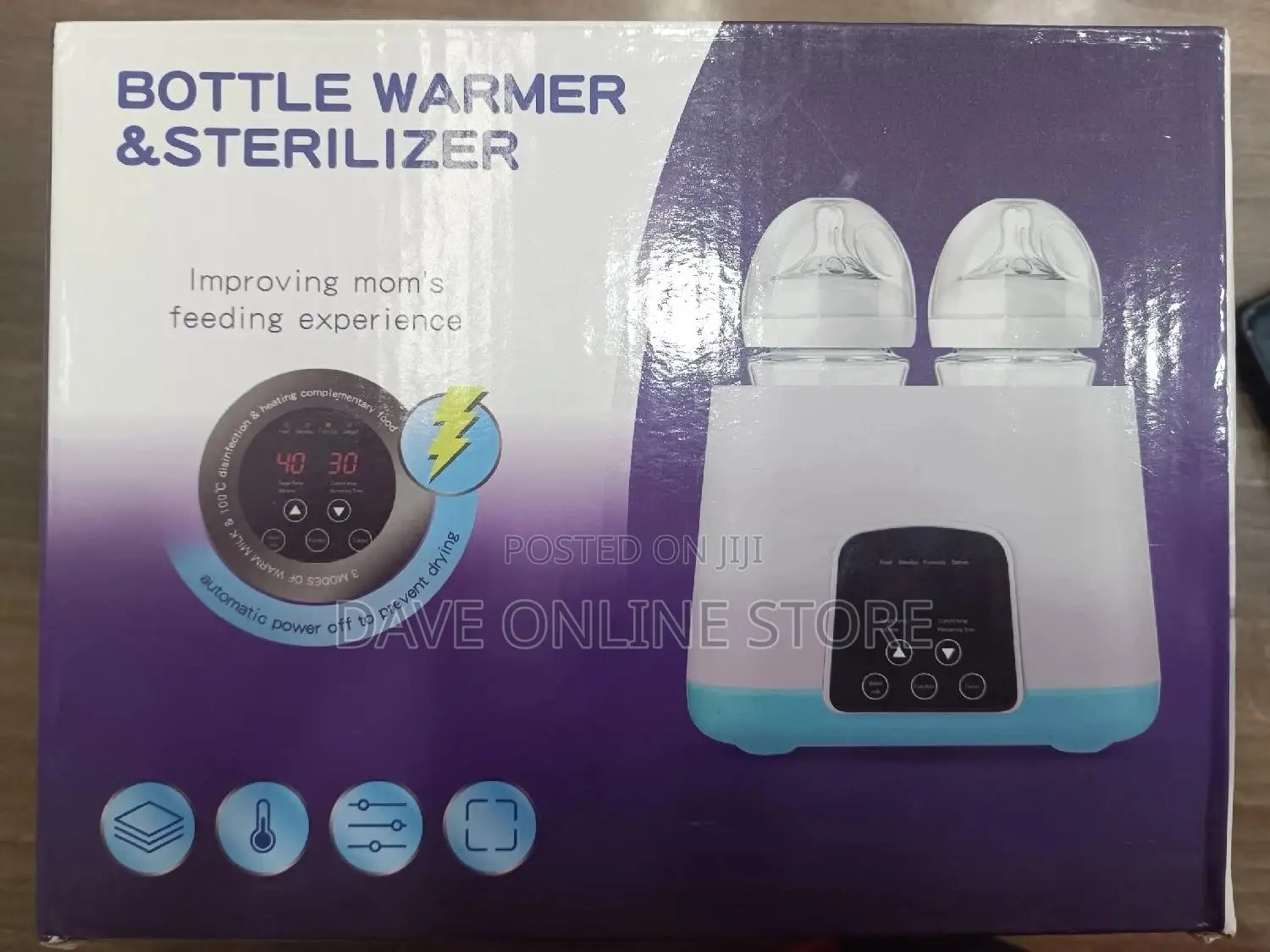 2 in 1 Baby Bottle Warmer and Sterilizer.