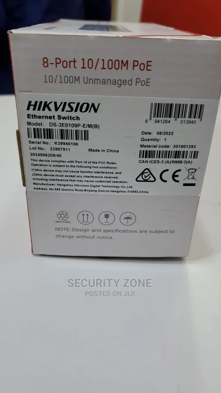 Hikvision 8port Switch