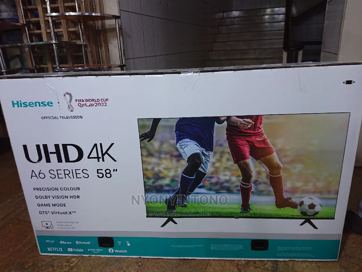 58" Hisense Smart Tv With 5 Years Warranty