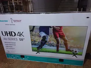 58" Hisense Smart Tv With 5 Years Warranty