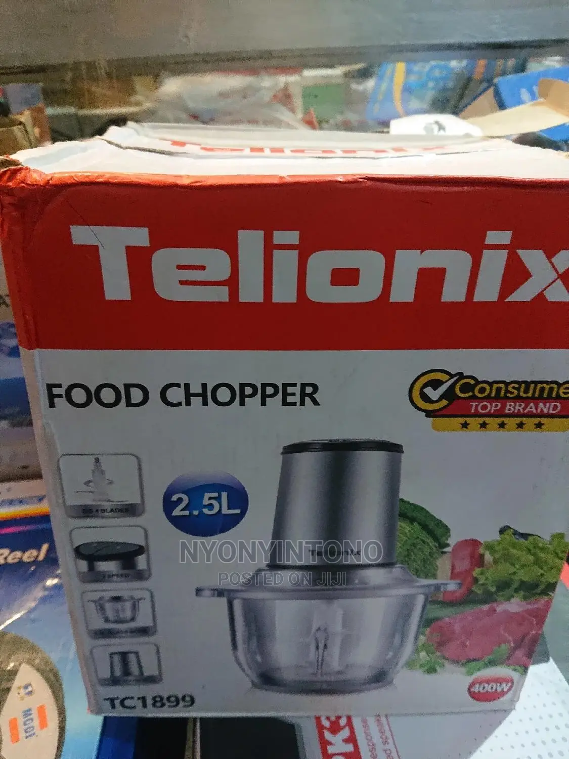 Telionix Food Chopper With 400w Motor