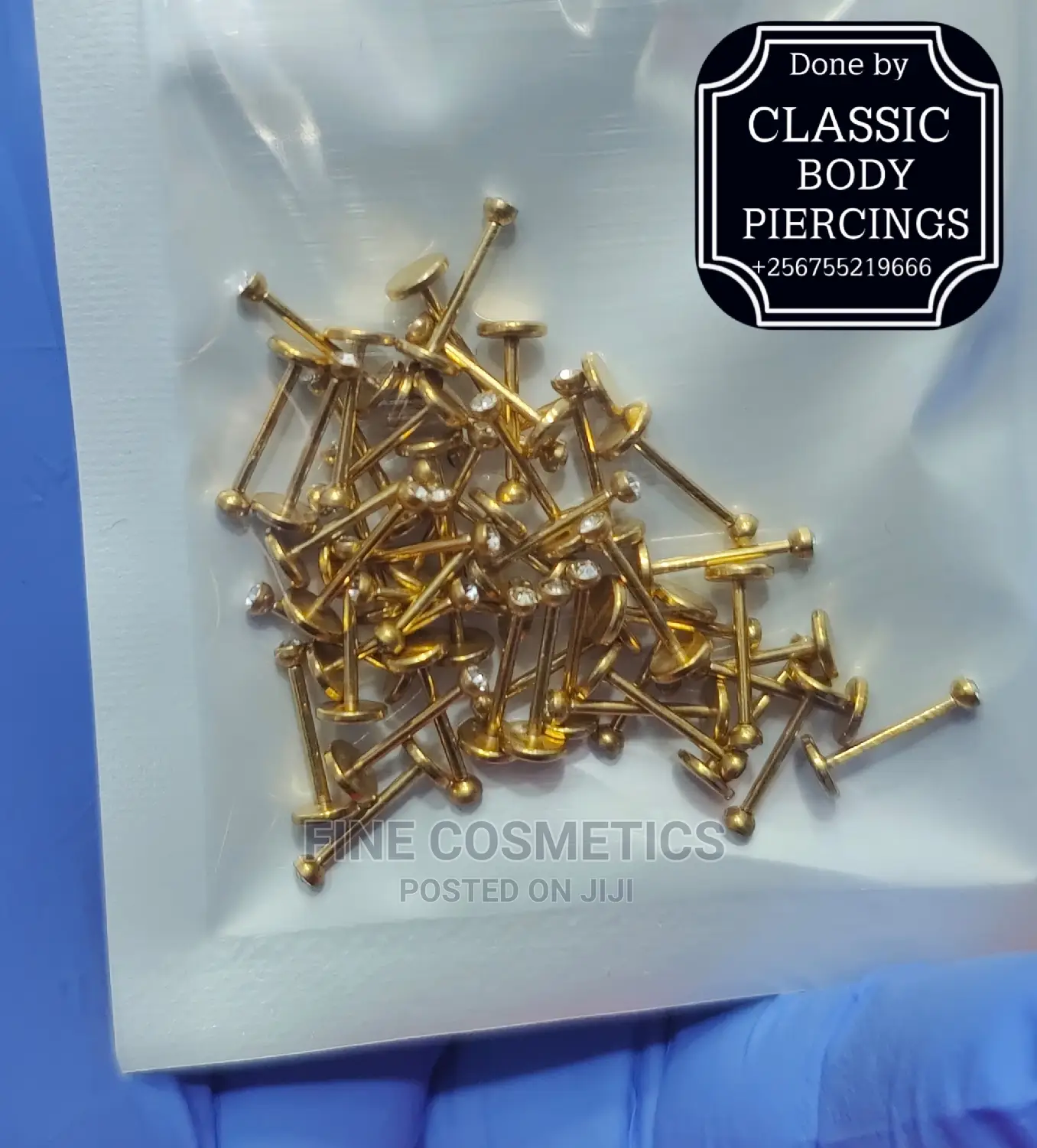 1pc Titanium Nose Pin Threadless Push in Screw Nose Pin/Stud