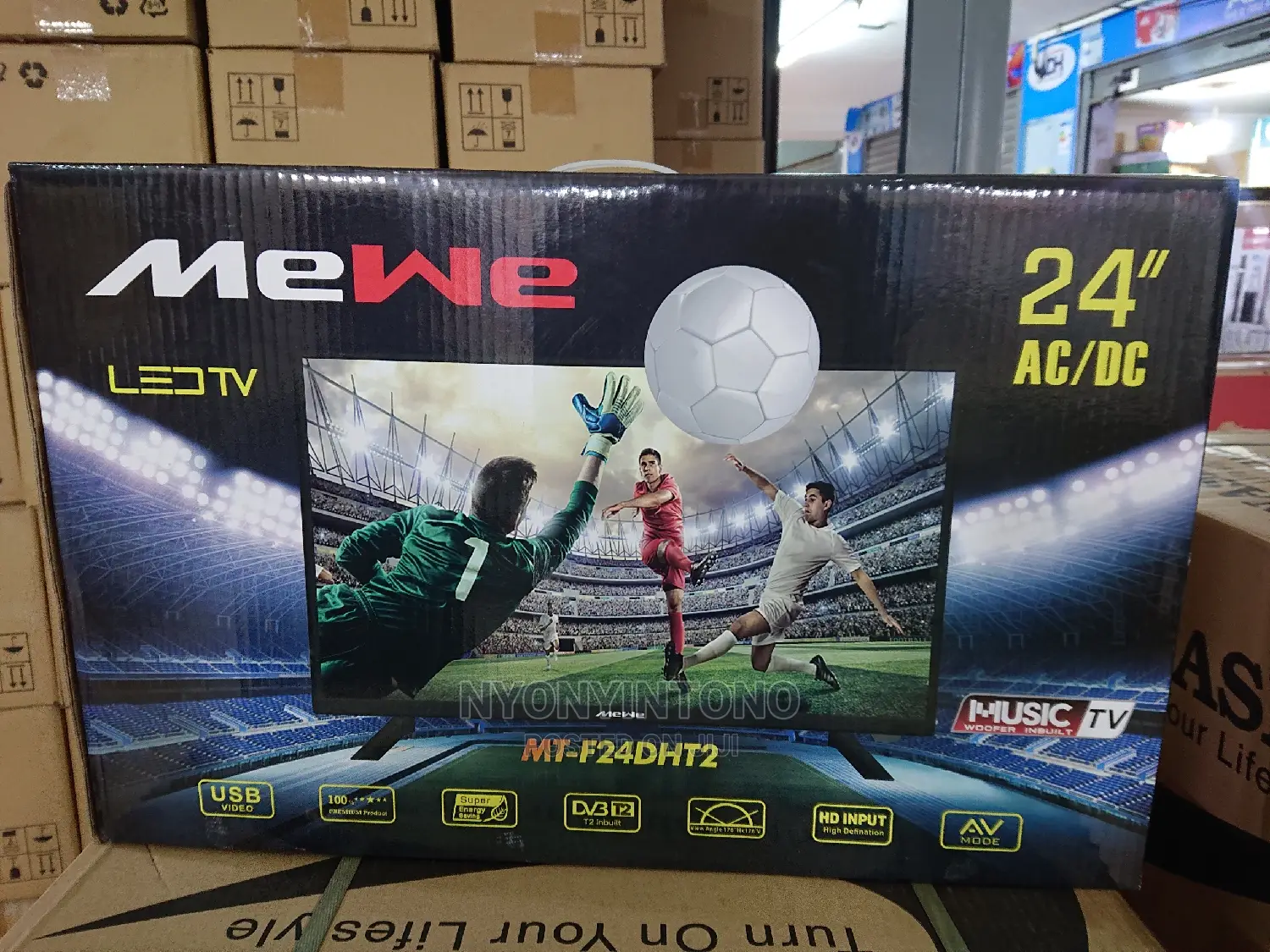 Mewe 24" Digital Tv With Inbuilt Free 2 Air 2yrs Warranty