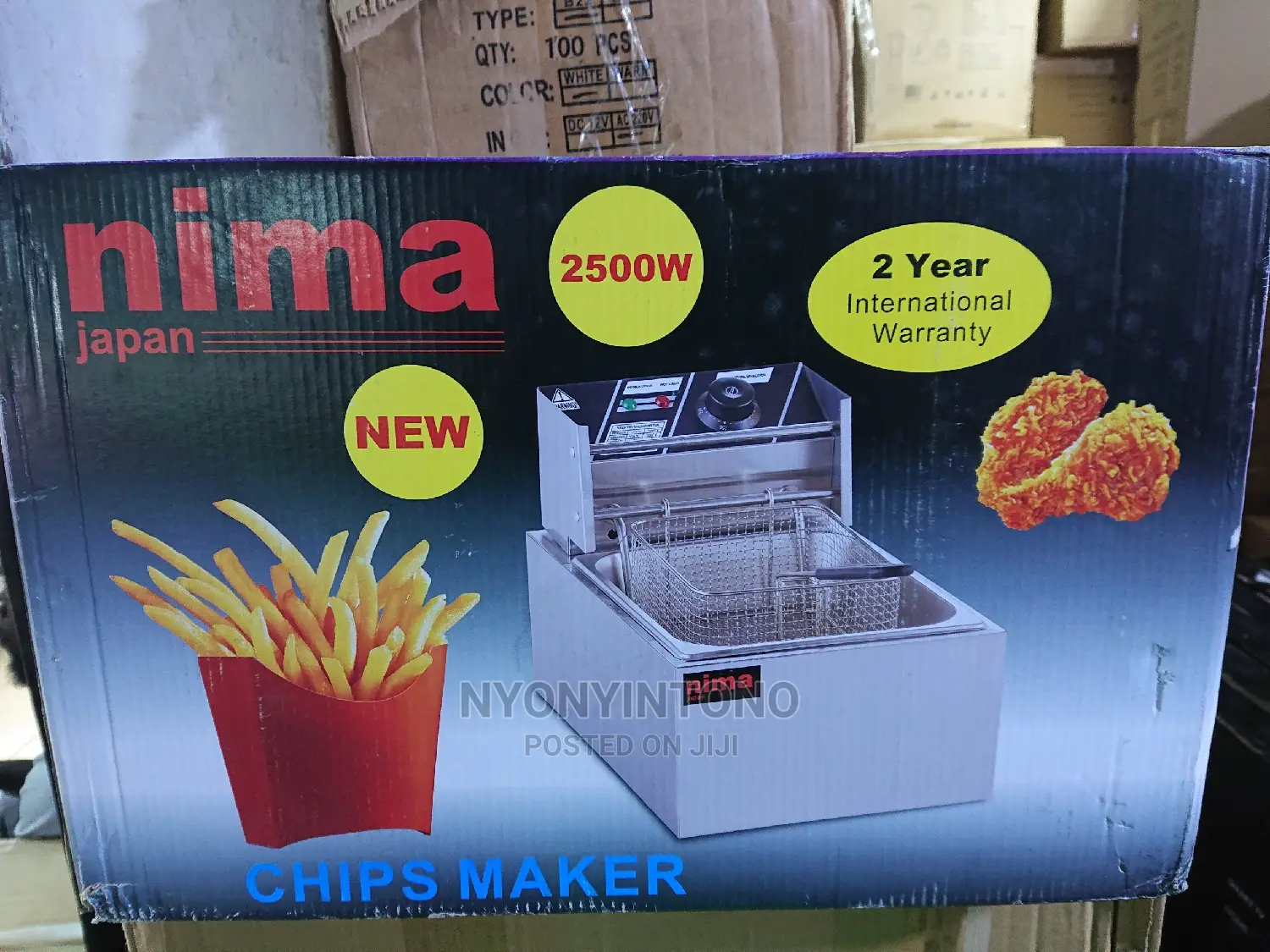 6liters Nima Single Deep Fryer With 2years Warranty