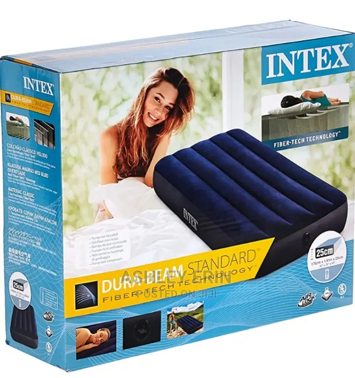 Intex Air Mattress 4*6 With Apump
