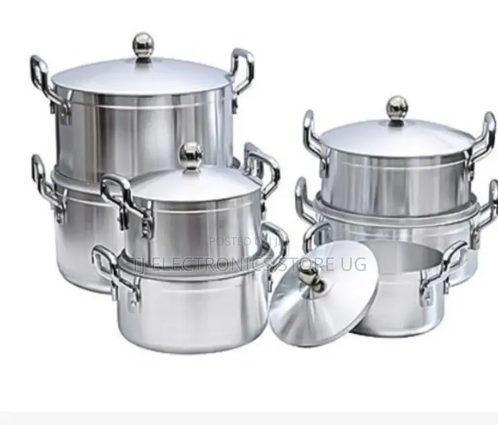 7piece Heavy Stainless Steel Saucepans /Cookware Sliver