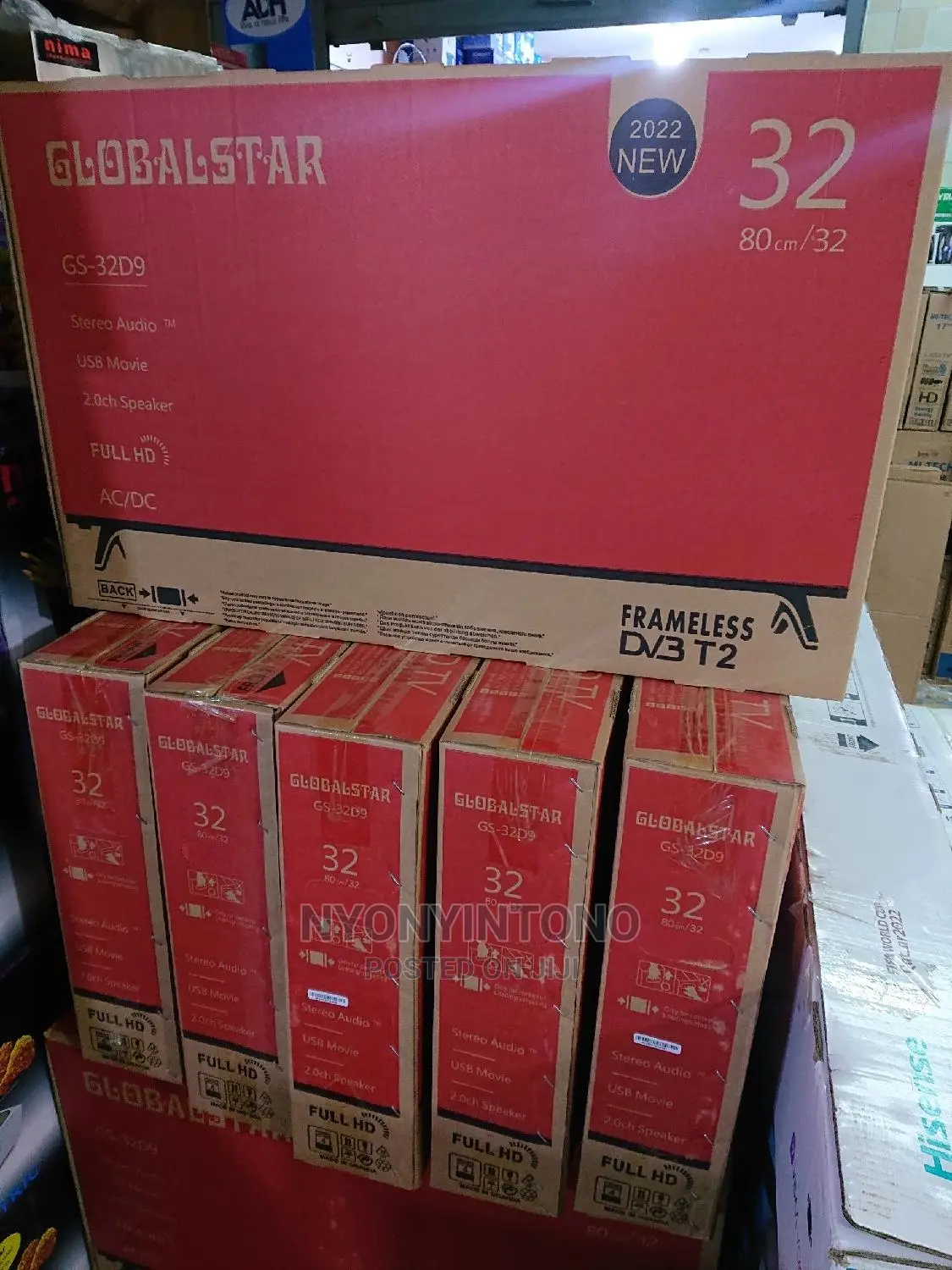 Globalstar 32" Digital Tv Frameless Tv