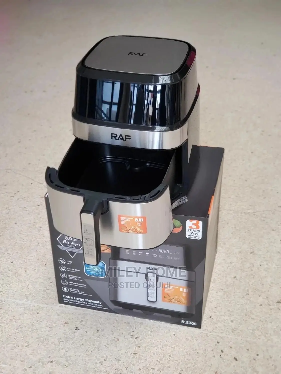 Raf Air Fryer 8litres