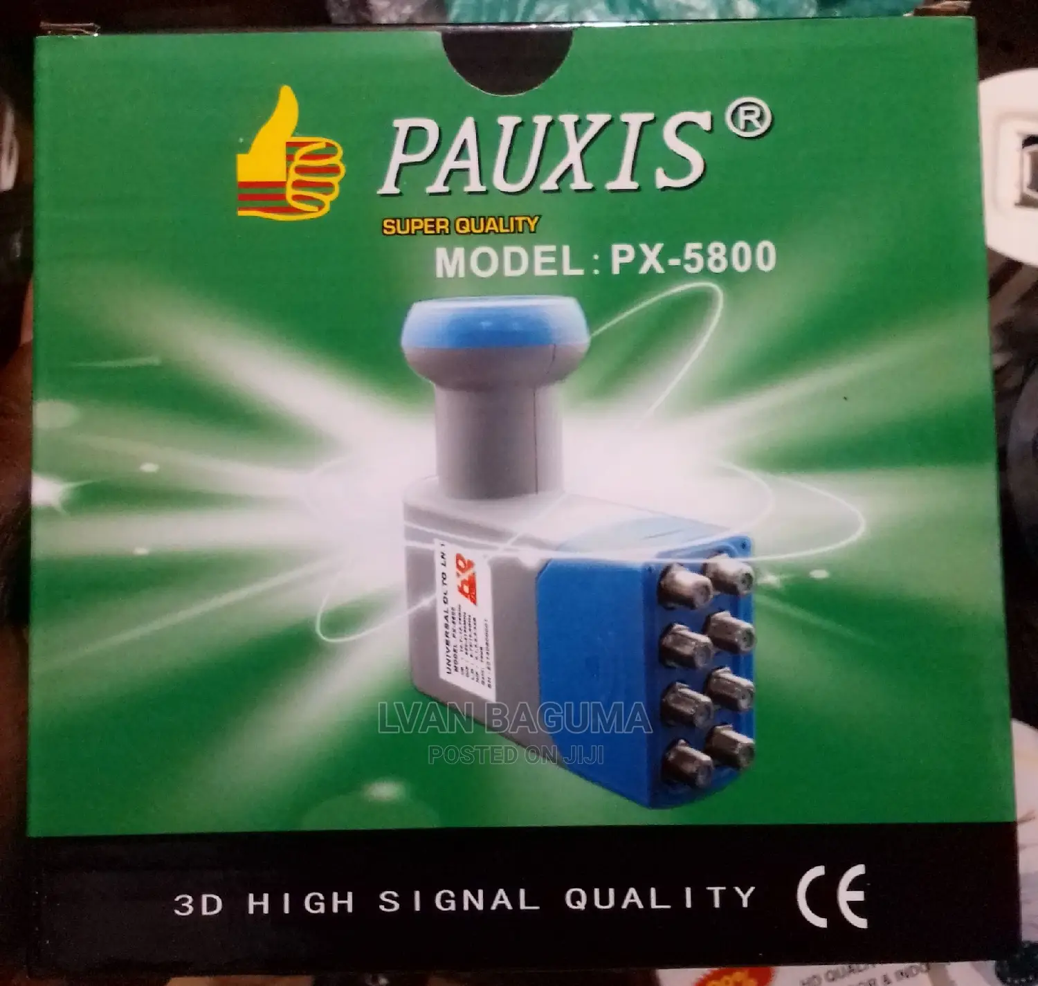 Pauxis 8 Way LNB - High Signal Quality