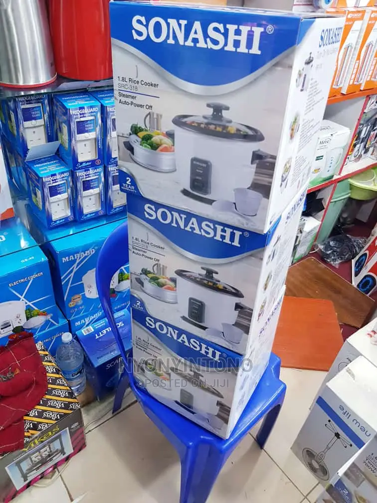 1.8L Automatic Sonashi Rice Cooker With 2yrs Warranty