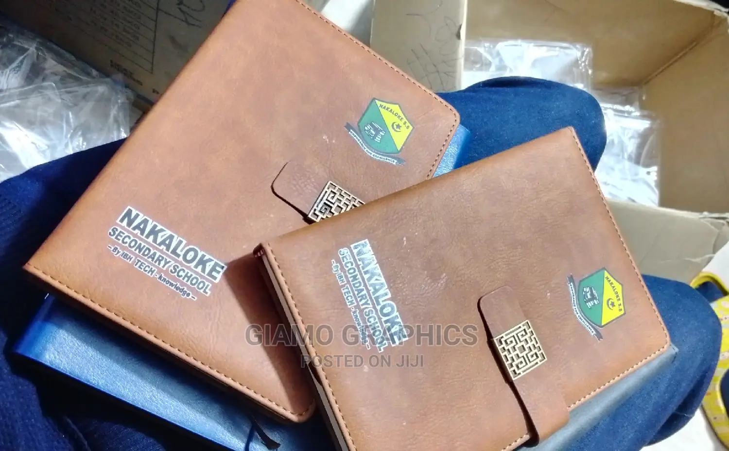 Customized Brown Notebook A5