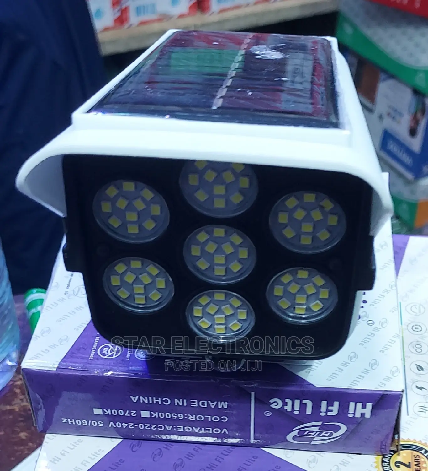Solar Monitoring Lamp