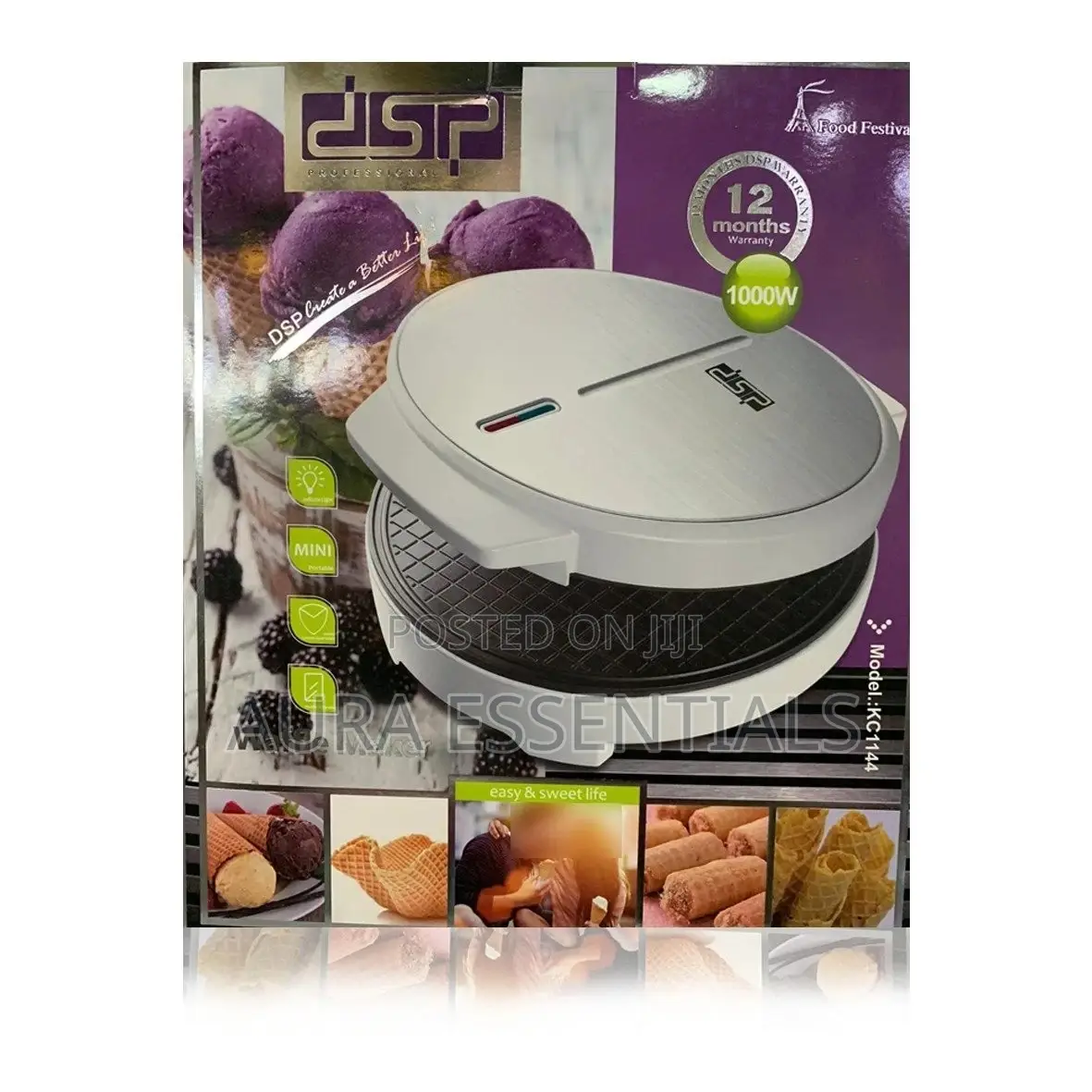 DSP Ice Cream Cone and Waffle Maker