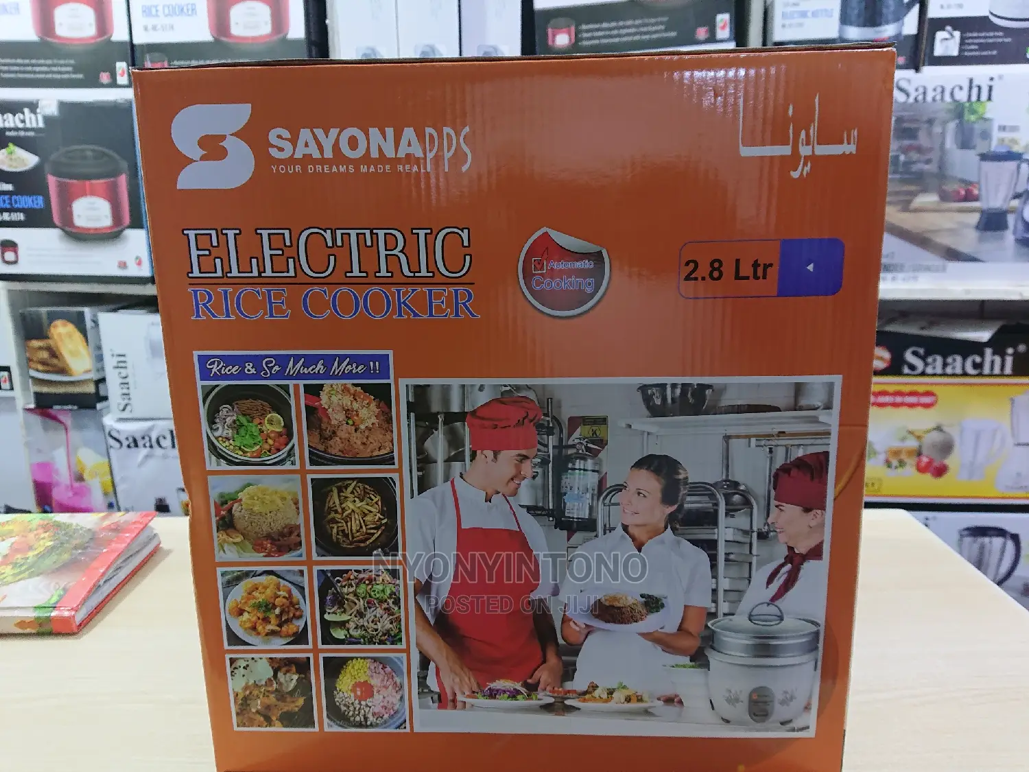 Sayona 2.8L Rice Cooker With Steamer and 1yr Warranty