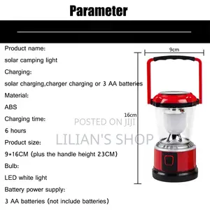 Portable Solar Camping Light