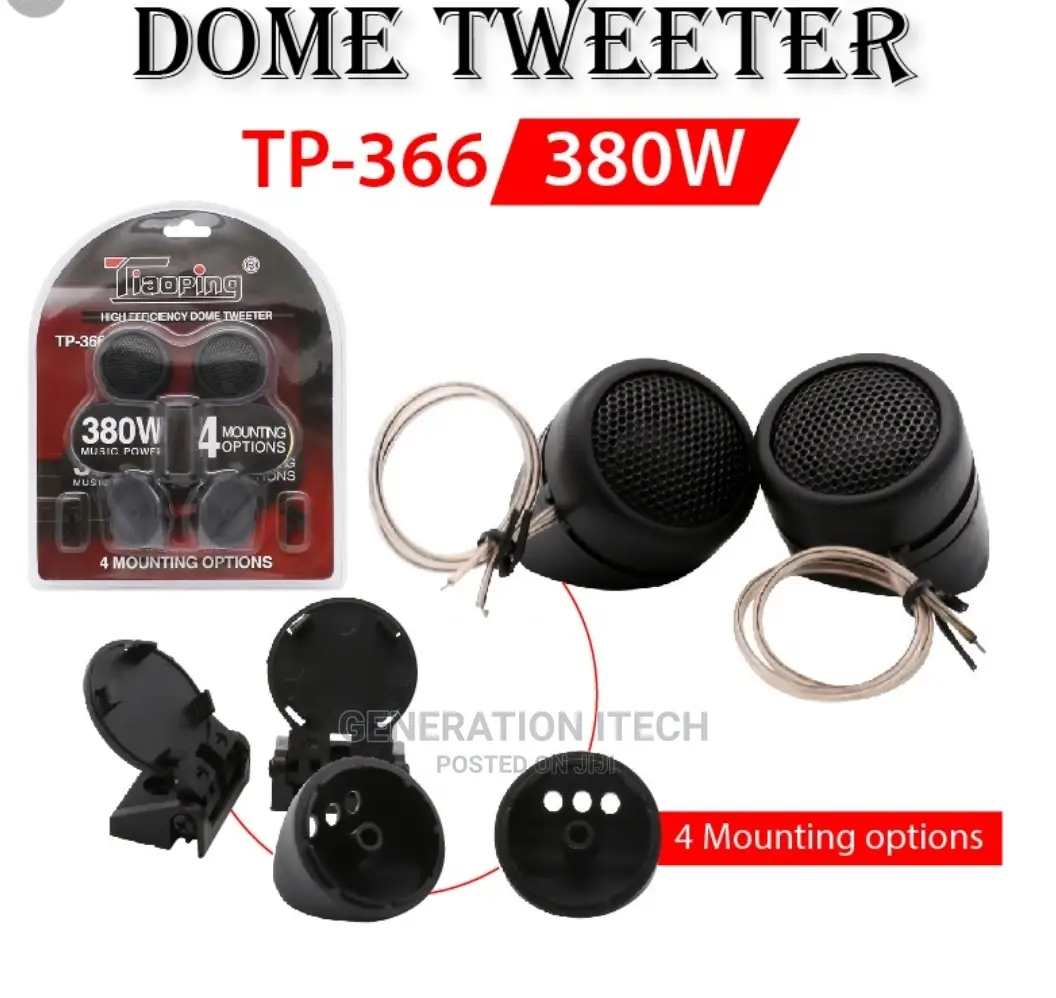 Car Dome Tweeter Speakers -Audio System - 380W