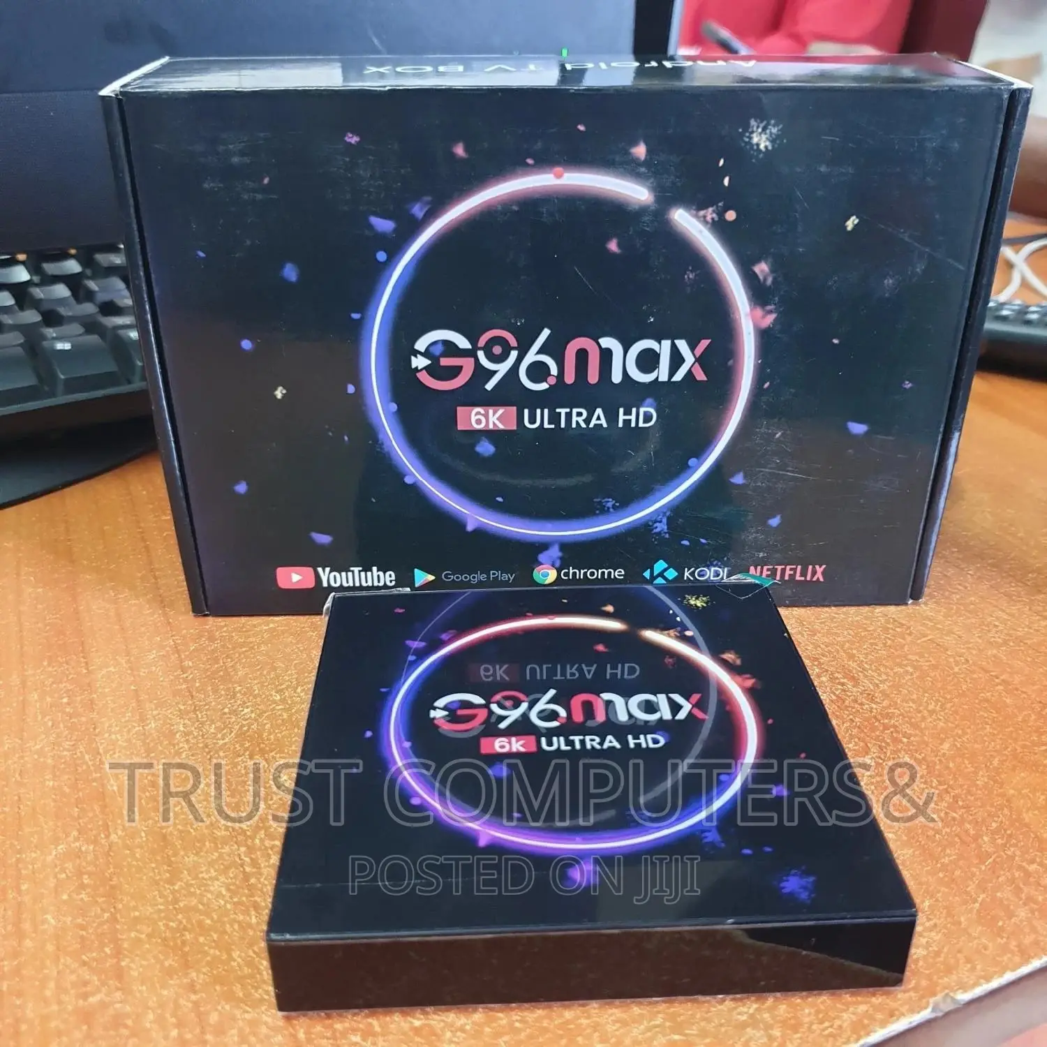 96max Android Tv Box Ultra HD 4gb Ram, 128gb Rom