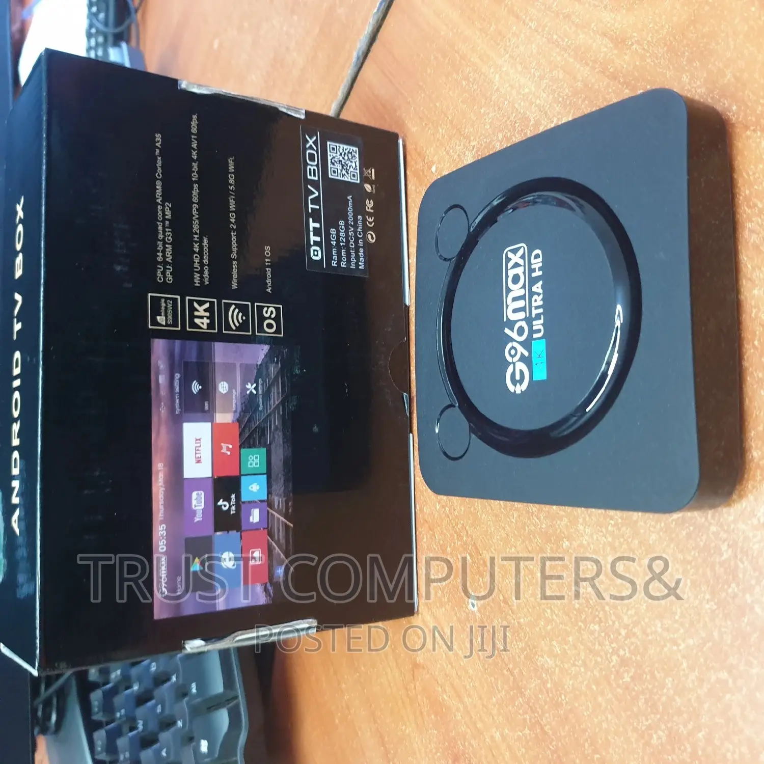 Ultra Hd Tv Box 4gb Ram, 128gb Rom