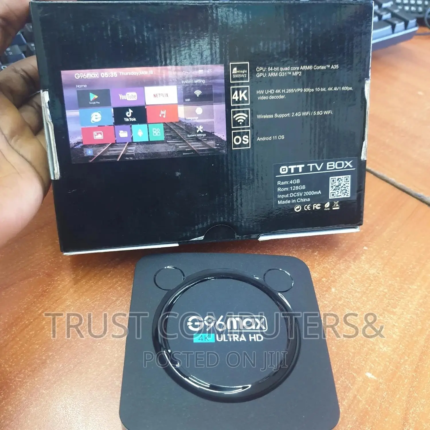 Ultra Hd Tv Box 4gb Ram, 128gb Rom