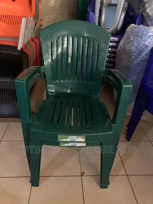 High Back Plastic Chair (Green)