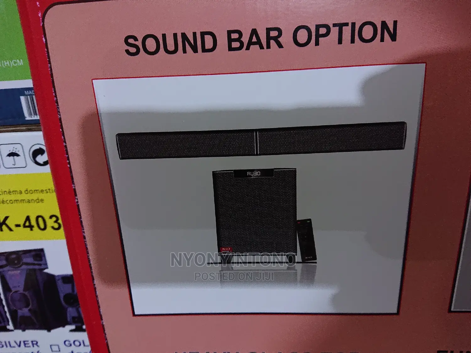 Mirulax High Quality Woofer With Asound Bar Option