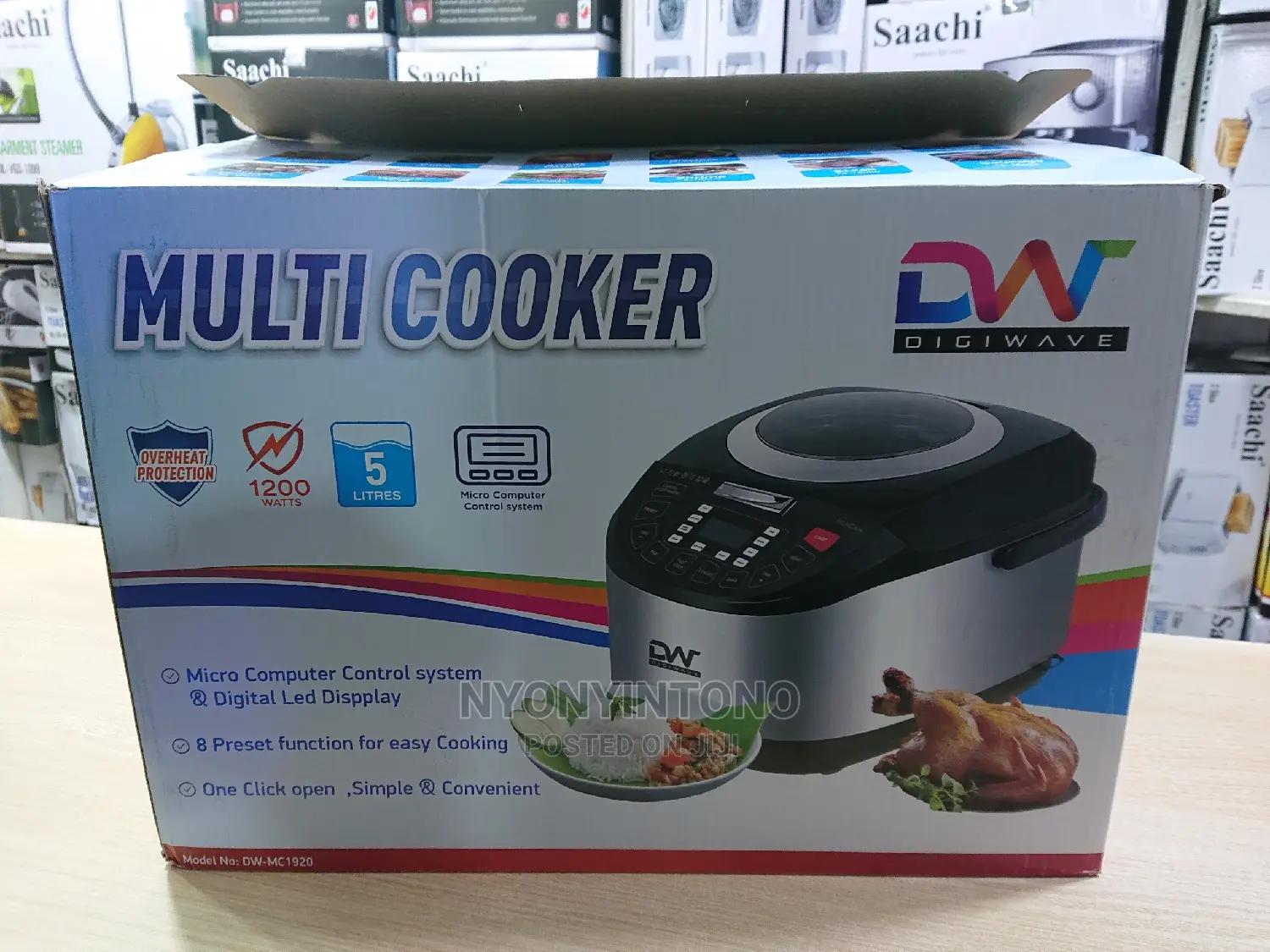 Digiwave Electric 5L Multi Cooker With Over Heat Protection