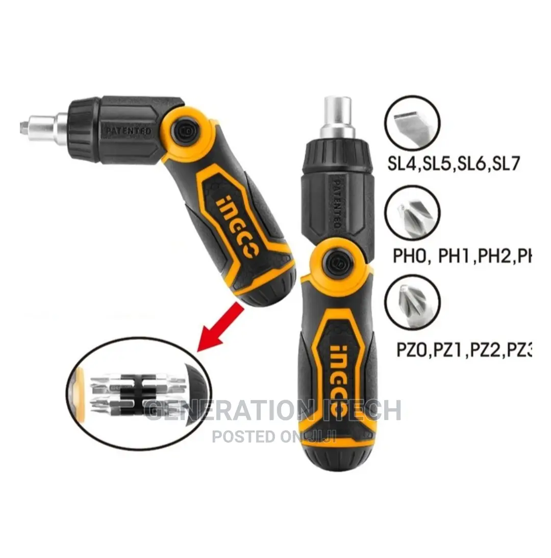 Ingco 13 in 1 Ratchet Screwdriver Set Akisd1208