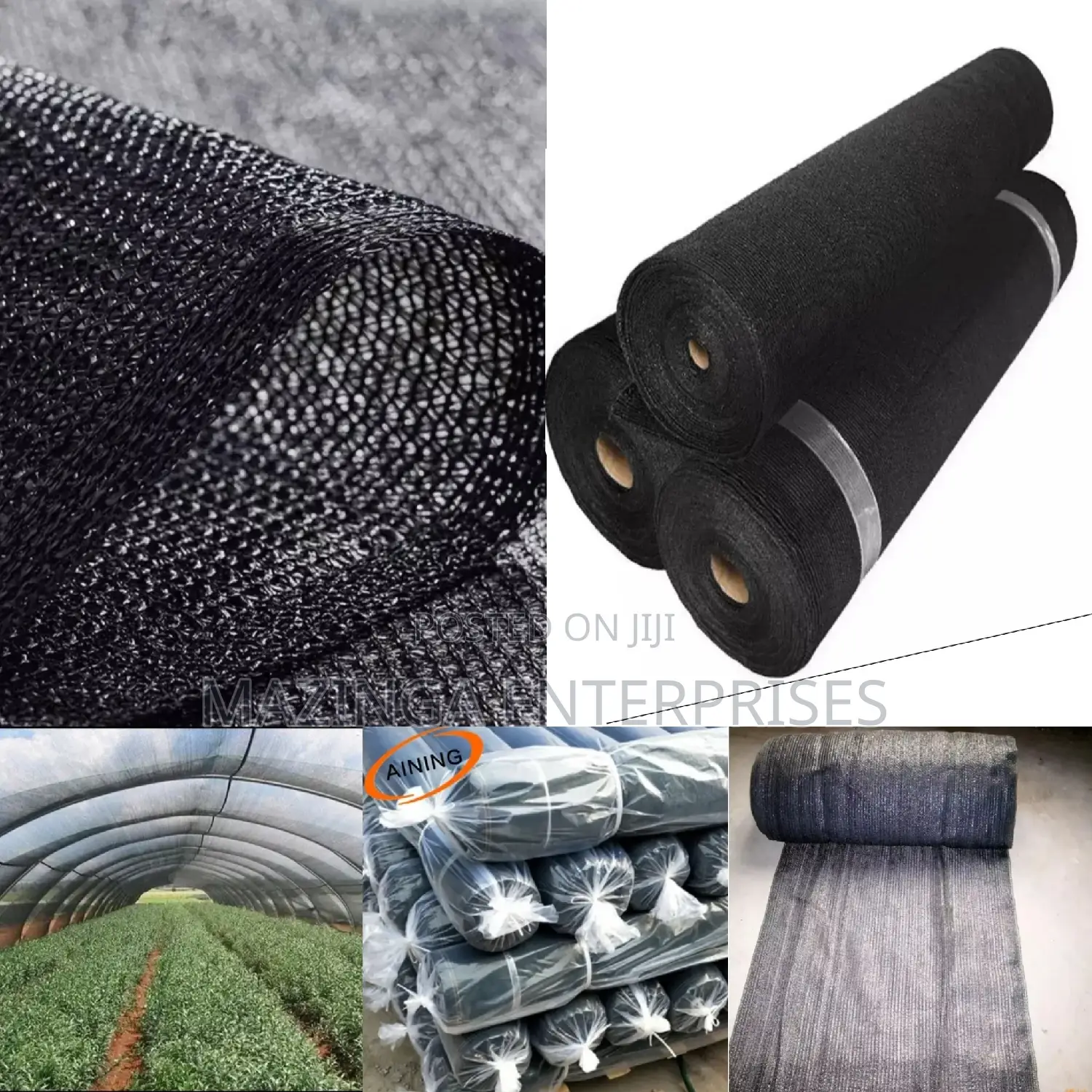 Black Greenhouse Shade Net 3x50meters