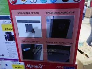 Miralux Metallic High Quality Woofer With Asound Bar Option
