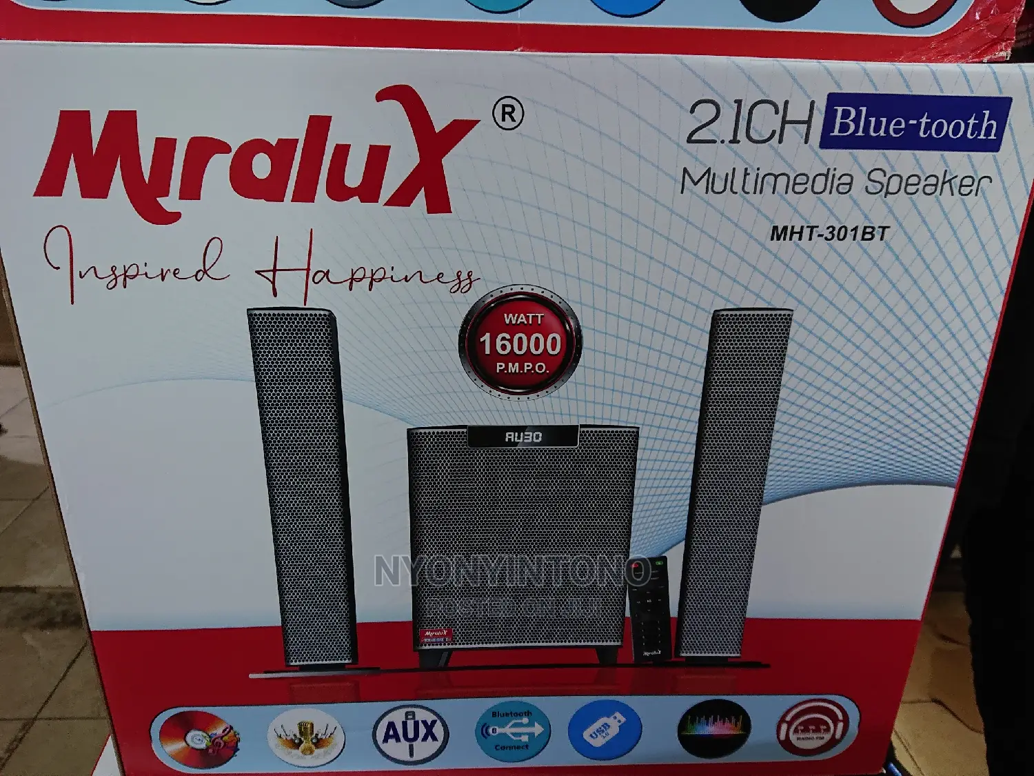 Miralux Metallic High Quality Woofer With Asound Bar Option