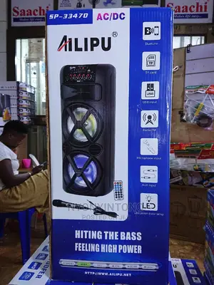 Alipu Rechargeable Bluetooth Speaker With Led Colour Lights