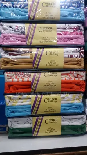 Cannon Beddings 6pcs Bedsheets
