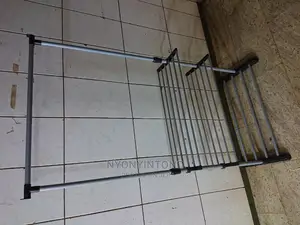 Steel Tubes Shoe and Cloth Rack With Adjustable Height