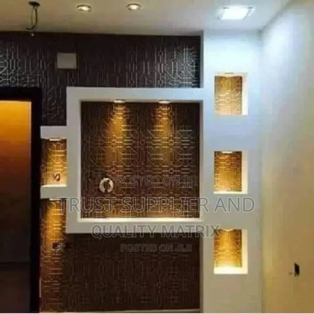 Terrazzo Floors and Gypsum Ceiling