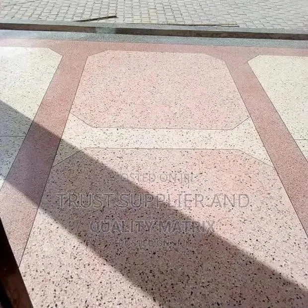 Terrazzo Floors and Gypsum Ceiling