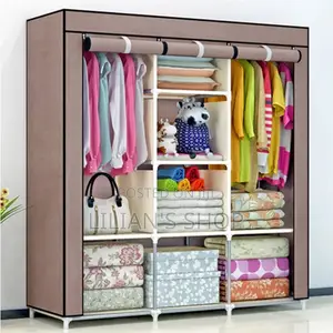 Wooden Flame 3 Colomn Closet