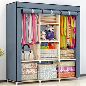 Wooden Flame 3 Colomn Closet