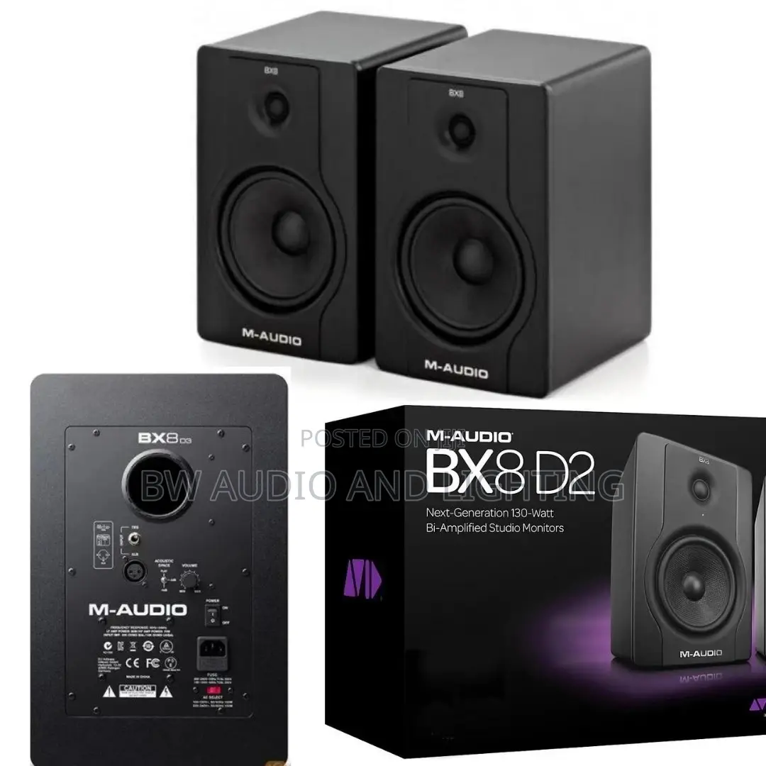 M-Audio BX8 D2 Studio Monitor Speakers