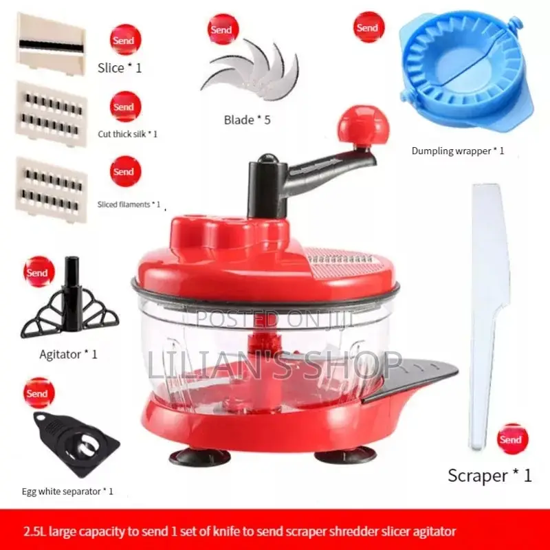 Multifunctional Manual Food Processor