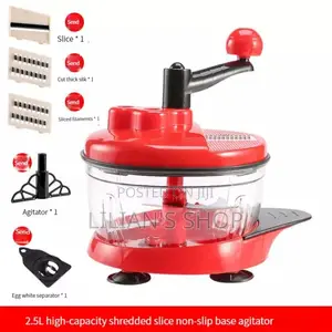Multifunctional Manual Food Processor