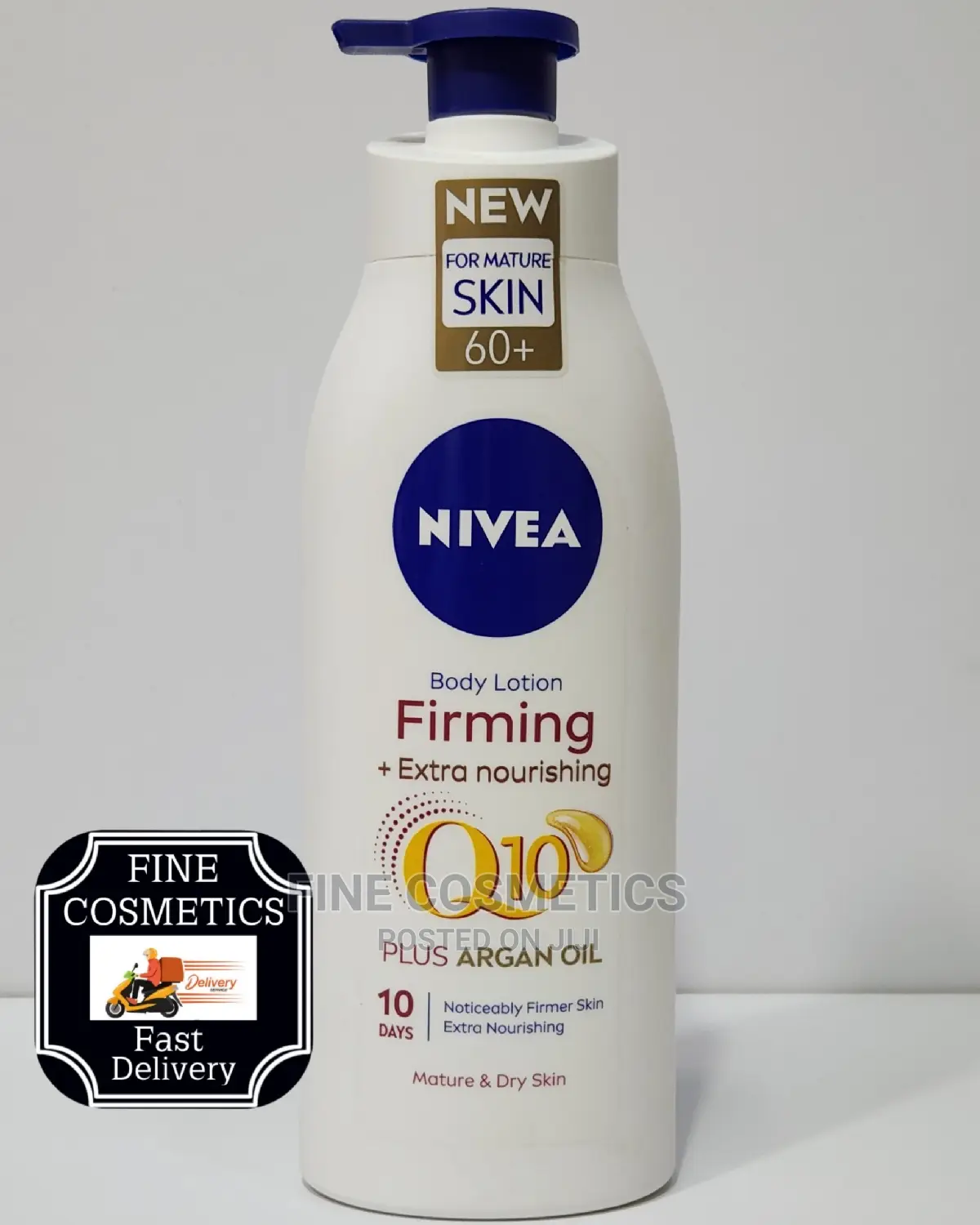 NIVEA Q10 Skin Firming Body Lotion With SPF60 Plus Argan Oil